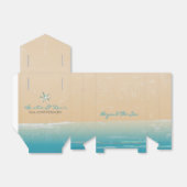 Huwelijksjubileum Favorieten Doos Strand Bedankdoosjes (Uitgevouwen)