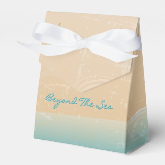 Huwelijksjubileum Favorieten Doos Strand Bedankdoosjes (Voorkant Zijde)