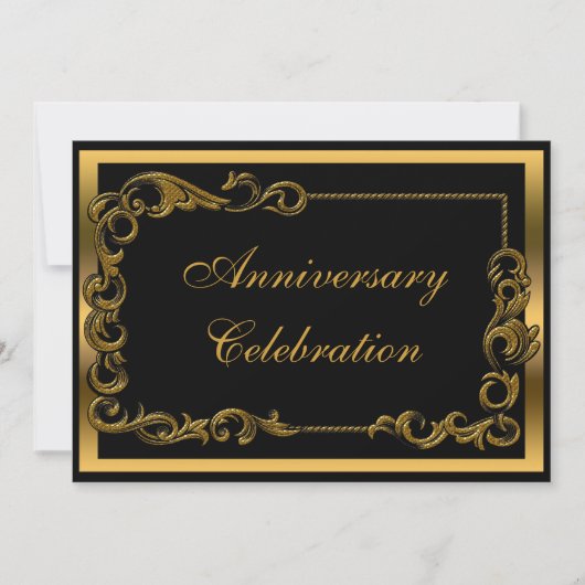 Huwelijksjubileum Feest Uitnodiging (Voorkant)