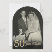 Huwelijksjubileum Foto Boog voor elk jaar Kaart (Voorkant)