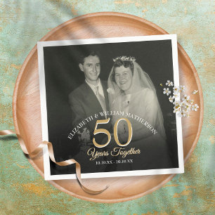 Huwelijksjubileum Foto elk jaar Servet
