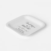 Huwelijksjubileum Herinnering Papieren Bordje (Gebogen)