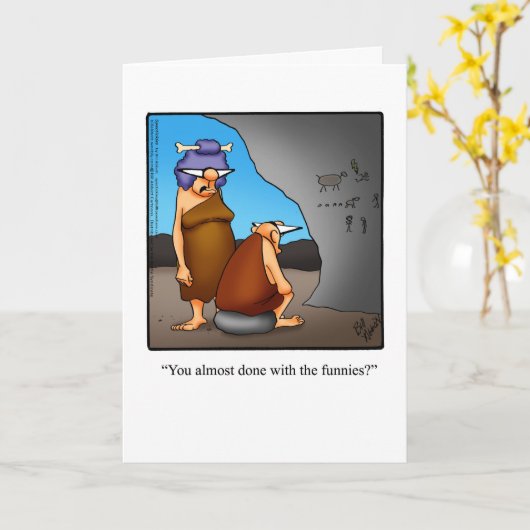 Huwelijksjubileum Humor Kaart (Gele Bloem)