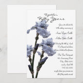 Huwelijksjubileum Iris Kaart (Voorkant / Achterkant)