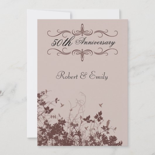 Huwelijksjubileum Kaart (Voorkant)