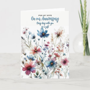 Huwelijksjubileum Kaart voor mijn Vrouw