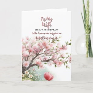 Huwelijksjubileum Kaart voor mijn Vrouw