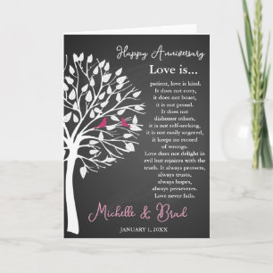Huwelijksjubileum Love is....kaart  huwelijkscadea Kaart