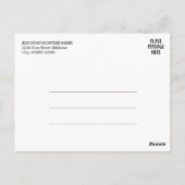 Huwelijksjubileum met antieke fotolijst briefkaart (Achterkant)