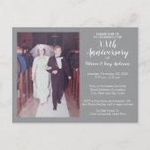 Huwelijksjubileum met antieke fotolijst briefkaart (Voorkant)