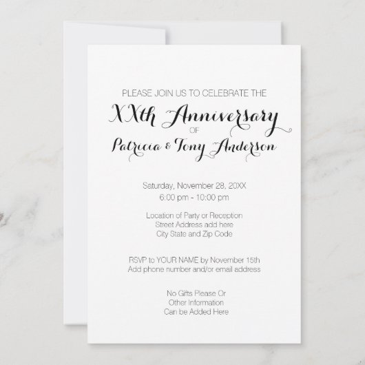 Huwelijksjubileum met foto - We doen het nog steed Kaart (Achterkant)