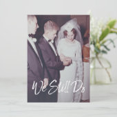 Huwelijksjubileum met foto - We Still Do Kaart (Staand voorkant)