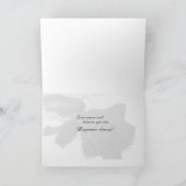 Huwelijksjubileum met roos kaart (Binnen)