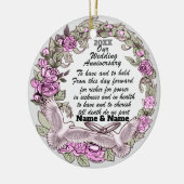 Huwelijksjubileum Ornament (Links)