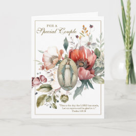 Huwelijksjubileum Religieuze Bloemen voor Bijzonde Kaart