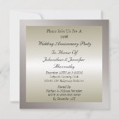Huwelijksjubileum Uitnodiging (Achterkant)