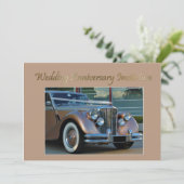 Huwelijksjubileum uitnodiging (Staand voorkant)