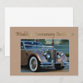 Huwelijksjubileum uitnodiging (Voorkant / Achterkant)