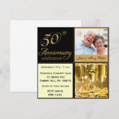 Huwelijksjubileum Uitnodigingen (Voorkant / Achterkant)