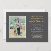 Huwelijksjubileum Uitnodigingen Jong Jong Gekoppel (Voorkant)