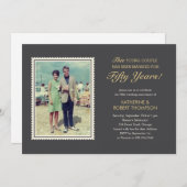 Huwelijksjubileum uitnodigingen voor jong stel (Voorkant / Achterkant)