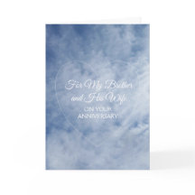 Huwelijksjubileum van luchtbroer en -vrouw geperso