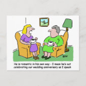 Huwelijksjubileum Verjaardagskaart Briefkaart (Voorkant)