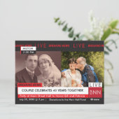 Huwelijksjubileum Vernieuwing van Geloften Breakin Kaart (Staand voorkant)