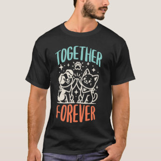 Huwelijksjubileum Vriend Samen Voor Altijd Schatti T-shirt