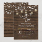 Huwelijksjubileum We doen nog steeds uitnodigingsk Kaart (Voorkant / Achterkant)