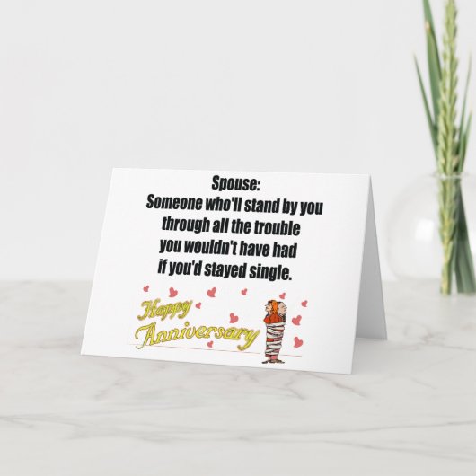 Huwelijksjubileumcadeaus Kaart (Voorkant)