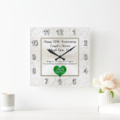 Huwelijksjubileumcadeaus voor 20 jaar huwelijk, Kl Vierkante Klok (Huis)