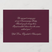 Huwelijksjubileumfeest | Aangepaste foto Bedankkaart (Achterkant)