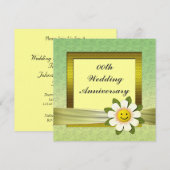 Huwelijksjubileumfeest uitnodiging (Voorkant / Achterkant)