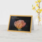 Huwelijksjubileumkaart 1 jaar kaart (Gele Bloem)