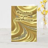 Huwelijksjubileumkaart 50 jaar getrouwd kaart (Gele Bloem)