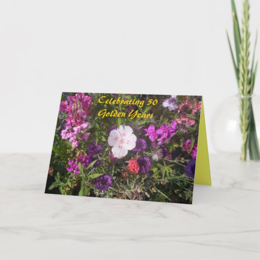 Huwelijksjubileumkaart Kaart (Voorkant)