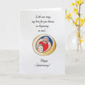 Huwelijksjubileumkaart Kaart (Gele Bloem)