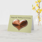 Huwelijksjubileumkaart met verzen voor 5 jaar getr kaart (Gele Bloem)