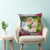 Huwelijksjubileumrozen, Strepen, Aangepaste Foto Kussen (Stoel)