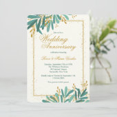 Huwelijksjubileumviering Kaart (Staand voorkant)