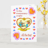 Huwelijkskaart 9e aardewerk kaart (Gele Bloem)