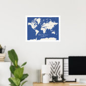 Huwelijkskaart - Alternatief voor het gastenboek d Poster (Thuiskantoor)