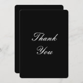 huwelijkskaart bedanken kaart (Voorkant / Achterkant)