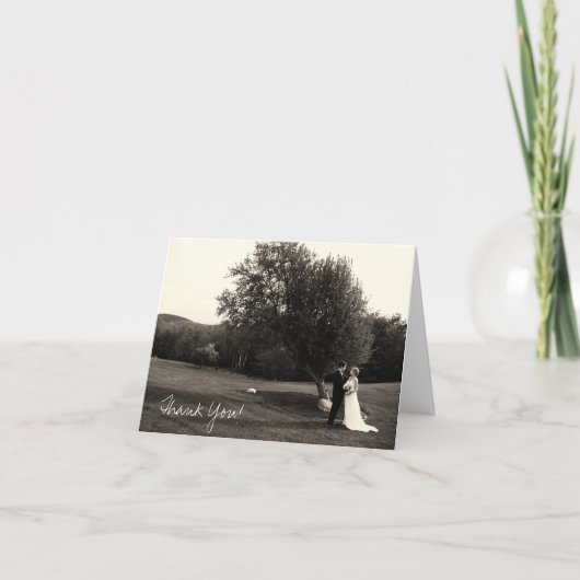 Huwelijkskaart Bedankt (Voorkant)