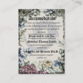 Huwelijkskaart Draak Middeleeuwse Gotische Accommo Informatiekaartje (Voorkant)