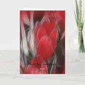 Huwelijkskaart eerste verjaardag kaart (Achterkant)