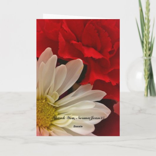 Huwelijkskaart eerste verjaardag kaart (Achterkant)