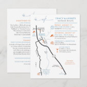 Huwelijkskaart Inlage Aangepast Ontwerp voor Andre Informatiekaartje (Voorkant / Achterkant)