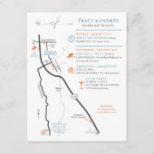 Huwelijkskaart Inlage Aangepast Ontwerp voor Andre Informatiekaartje (Voorkant)